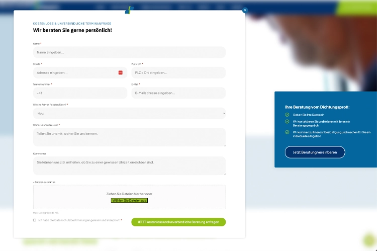 Kontakt aufnehmen Dichtungsprofi